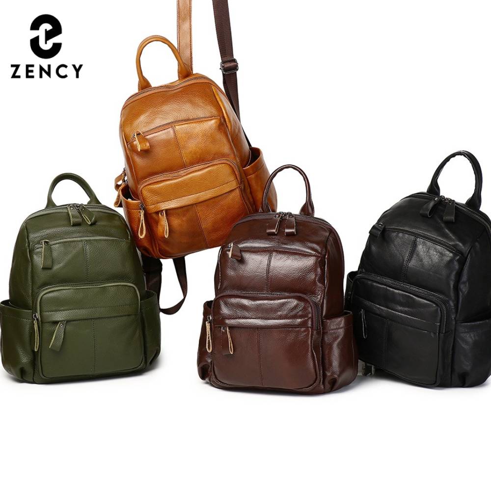 Zency Top Layer Cowhide Backpa - đánh giá và giá Fashion Backpack Women